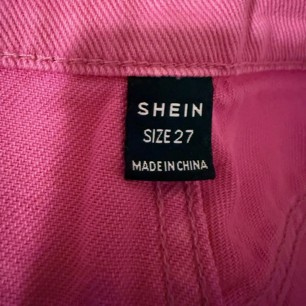 Pink Wide-Leg Jeans - Picture 5 of 5